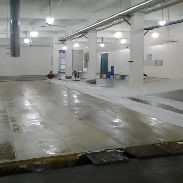 海拉尔防腐蚀地坪,环氧玻纤地坪，玻纤工业地坪，环氧玻纤布地坪,乙烯基玻纤布地坪产品图3
