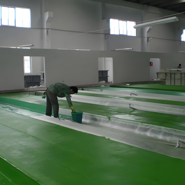海拉尔防腐蚀地坪,环氧玻纤地坪，玻纤工业地坪，环氧玻纤布地坪,乙烯基玻纤布地坪产品图1